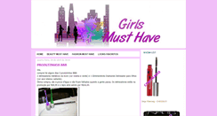 Desktop Screenshot of girlsmusthave.blogspot.com