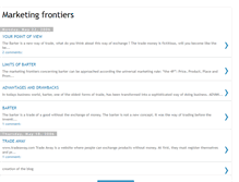 Tablet Screenshot of marketingfrontiers.blogspot.com