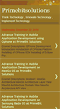Mobile Screenshot of primebitsolutions.blogspot.com