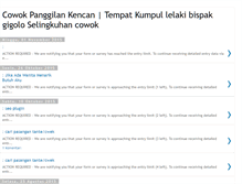 Tablet Screenshot of cowokpanggilankencan.blogspot.com
