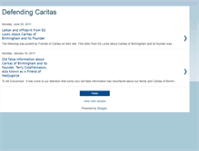 Tablet Screenshot of defendingcaritas.blogspot.com