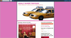 Desktop Screenshot of legallyblondetour.blogspot.com