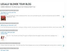 Tablet Screenshot of legallyblondetour.blogspot.com