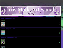 Tablet Screenshot of chrismodaartesanal.blogspot.com