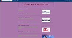 Desktop Screenshot of comunicaionaudiovisual.blogspot.com