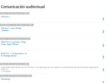 Tablet Screenshot of comunicaionaudiovisual.blogspot.com