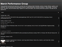 Tablet Screenshot of marchperformancegroup.blogspot.com