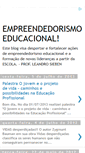 Mobile Screenshot of empreendedorismoeducacional.blogspot.com