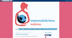 Desktop Screenshot of empreendedorismomaterno.blogspot.com