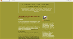 Desktop Screenshot of profileyourcity.blogspot.com