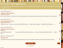 Tablet Screenshot of filosofiacontemporaneaunlp.blogspot.com