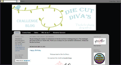 Desktop Screenshot of die-cut-divas.blogspot.com