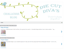 Tablet Screenshot of die-cut-divas.blogspot.com