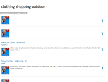 Tablet Screenshot of clothing-shopping-outdoor.blogspot.com