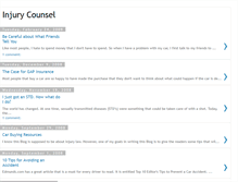 Tablet Screenshot of injurycounsel.blogspot.com