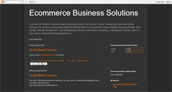 Desktop Screenshot of ecommercebusinesssolutions.blogspot.com