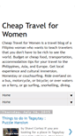 Mobile Screenshot of cheaptravelforwomen.blogspot.com