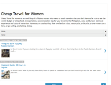 Tablet Screenshot of cheaptravelforwomen.blogspot.com