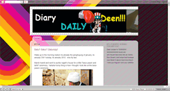 Desktop Screenshot of diarydeenku1.blogspot.com