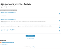 Tablet Screenshot of agrupacionesjuvenilesbolivia.blogspot.com