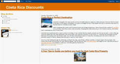 Desktop Screenshot of costaricadiscounts.blogspot.com