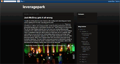 Desktop Screenshot of leveragepark.blogspot.com