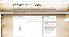 Desktop Screenshot of musicaenelperal.blogspot.com