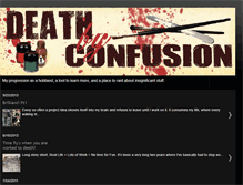Tablet Screenshot of deathbyconfusion927.blogspot.com