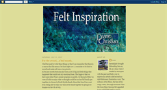 Desktop Screenshot of feltinspiration.blogspot.com