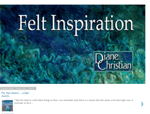 Tablet Screenshot of feltinspiration.blogspot.com