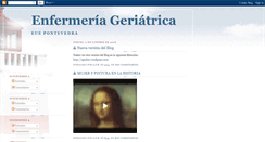 Desktop Screenshot of enfermeriageriatricapontevedra.blogspot.com