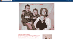 Desktop Screenshot of jennyandboys.blogspot.com