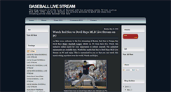 Desktop Screenshot of baseballtvlink.blogspot.com