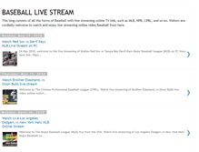 Tablet Screenshot of baseballtvlink.blogspot.com