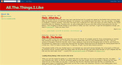 Desktop Screenshot of allthethingsilike.blogspot.com