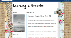 Desktop Screenshot of l2breathe.blogspot.com