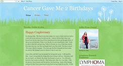 Desktop Screenshot of cancergaveme2birthdays.blogspot.com