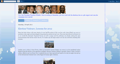 Desktop Screenshot of kenyapresidentialelections2012.blogspot.com