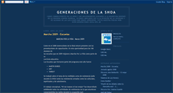 Desktop Screenshot of generacionesshoa.blogspot.com