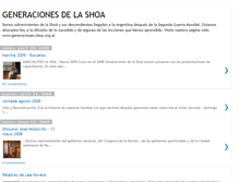 Tablet Screenshot of generacionesshoa.blogspot.com