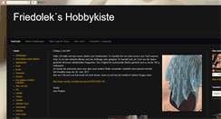 Desktop Screenshot of hobbykiste.blogspot.com