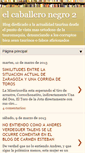 Mobile Screenshot of elcaballeronegrobis.blogspot.com