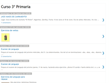 Tablet Screenshot of curso3primaria.blogspot.com