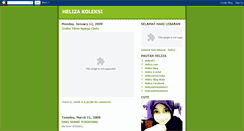 Desktop Screenshot of heliza-cun.blogspot.com