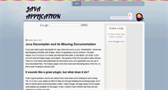 Desktop Screenshot of javaapplication32.blogspot.com