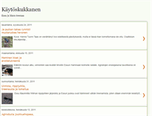 Tablet Screenshot of kaytoskukkanen.blogspot.com