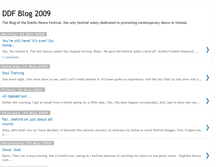 Tablet Screenshot of dublindancefestival.blogspot.com