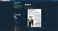 Desktop Screenshot of citycollegeactivist.blogspot.com