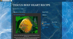 Desktop Screenshot of discus-beef-heart-recipe.blogspot.com