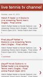 Mobile Screenshot of livetennistvchannel.blogspot.com